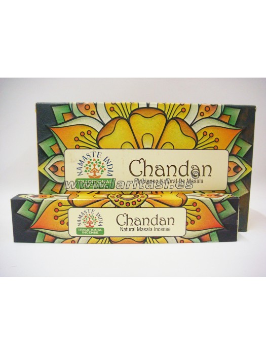 Incienso Namaste India Chandan (sándalo) 15gr (12x15gr) 